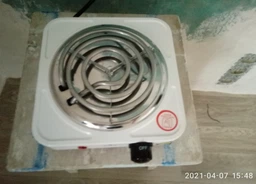 Плита електрична переносна 1000W d140мм Stenson (ME-0012S) фото от покупателей 3