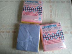 Упаковка салфеток универсальных Добра Господарочка 2 шт по 10 салфеток (4820086521147) фото от покупателей 3