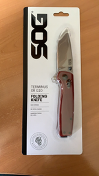 Складной нож SOG Terminus XR G10, Crimson фото от покупателей 1