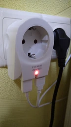 Сетевое зарядное устройство с розеткой REAL-EL CS-25 (2USB, 2.1A) White фото от покупателей 2