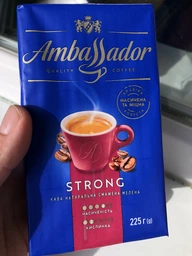 Кава мелена Ambassador Strong 225г фото від покупців 4