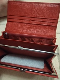 Женский красный кошелёк из натуральной кожи ST Leather 18875 Красный фото от покупателей 1