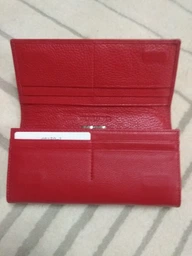 Женский красный кошелёк из натуральной кожи ST Leather 18875 Красный