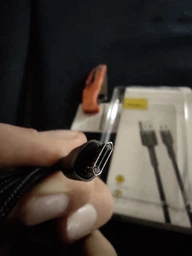 Дата кабель USB 2.0 AM to Micro 5P 1.0m 2.4A grey-black Baseus (CAMKLF-BG1) фото від покупців 1
