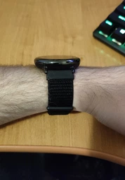 Ремінець 22мм нейлоновий липучка для Xiaomi Amazfit Stratos 3 | GTR 47 | GTR 2 | GTR 3/Pro Червоний BeWatch (1021302) фото від покупців 9