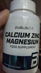 Витамины и минералы Bio Tech USA Calcium Zinc Magnesium 100 таблеток (228601) фото от покупателей 4