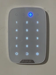 Бездротова сенсорна клавіатура Ajax KeyPad EU White (000005652)
