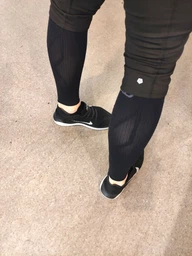 Компрессионные гетры 2XU, X Compression Calf Sleeves, M, черный фото от покупателей 3