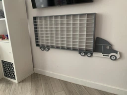 Полочка-гараж "Американец на 100 Hot Wheels" серая (hw100-v-grey) фото от покупателей 3
