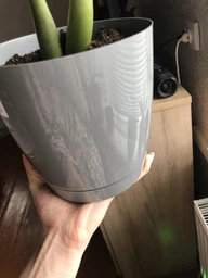 Горшок для цветов Toscana Krugla-17 3 л оранжевый Form-Plastic фото от покупателей 5