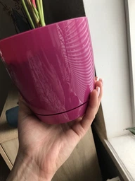 Горщик для квітів FormPlastic Toscana Krugla-17 3 л помаранчевий Form-Plastic фото від покупців 3
