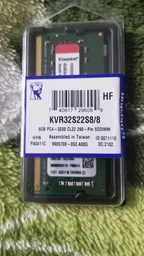 Модуль пам'яті для ноутбука SoDIMM DDR4 8GB 3200 MHz Kingston (KVR32S22S8/8)
