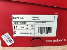 Шлепанцы New Balance 100 SUF100TB 46.5 (13) 31 см Синие (193362724117) фото от покупателей 14