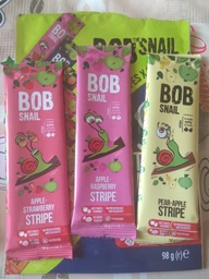 Конфеты фруктово-ягодные Bob Snail Ассорти страйпы 98 г (4820219343851) фото от покупателей 14