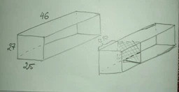 Ящик деревянный белый с полкой ECO WoodBox(ДхШхВ:50*40*24см) фото от покупателей 5