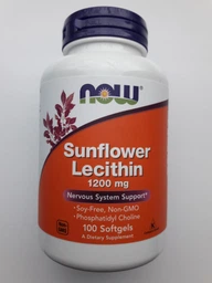 Лецитин подсолнечный (Sunflower Lecithin) 1200 мг 100 капсул NOW-02311 фото от покупателей 2