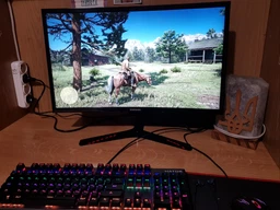 Монитор 23.5" Samsung Curved C24F396F (LC24F396FHIXCI) - HDMI-кабель в комплекте