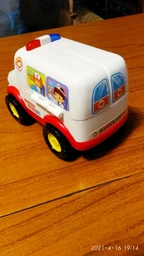 Дитяча машинка, розвиваюча музична іграшка "Швидка допомога" Hola Toys.