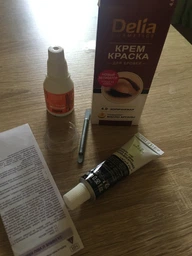 Крем-краска для бровей Delia cosmetics с маслом арганы 4.0 Коричневый 15 мл (5906750815930) фото от покупателей 2