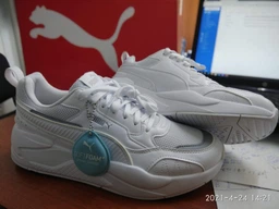 Мужские кроссовки Puma X-Ray 2 Square 37310820 44 (9.5) 28.5 см Gray Violet-Black-High Risk Red-Quarry (4063697693999)