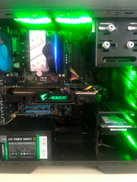 Вентилятор GameMax GaleForce 32xLED 120 мм Green (GMX-GF12G)