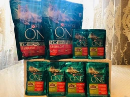 Сухой корм для взрослых стерилизованных кошек Purina One Sterilcat с говядиной 1.4 кг (8445291792401)