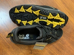 Мужские кроссовки для треккинга с мембраной Jack Wolfskin Vojo 3 Texapore Low 4042441-6055 40 (6.5UK) 25.1 см Черные с желтым (4060477703527) фото от покупателей 8