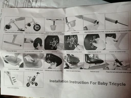 Детский трехколесный велосипед с родительской ручкой M&G Techno "MODERN BIKE" розовый (10483) фото от покупателей 6