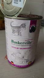 Волгий корм для котенят Baskerville (Баскервіль) зі смаком лосося із ожиною 400 гр фото від покупців 5