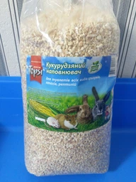 Наполнитель универсальный для грызунов, птиц и рептилий Topsi Кукурузный впитывающий 8 л (4823089900216)