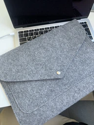 Чехол-конверт Gmakin для MacBook Pro 14 M1-M5 Серый (193050356) фото от покупателей 4