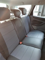 Авточехлы на Ford Focus II Auto Style экокожа бежевые фото от покупателей 1
