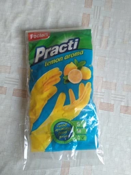 Упаковка резиновых перчаток Paclan Practi L 2 шт (5900942350025) фото от покупателей 2