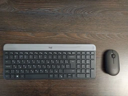 Комплект бездротовий Logitech Wireless Slim Combo MK470 Graphite (920-009206)