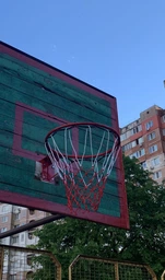 Баскетбольне кільце SportReal №7 45 см з сіткою фото від покупців 1