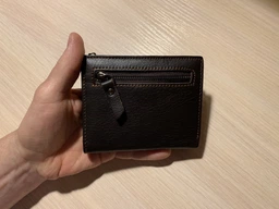 Чоловічий вертикальний гаманець Vintage із натуральної шкіри коричневого кольору для прав (bg146fash87) фото від покупців 9