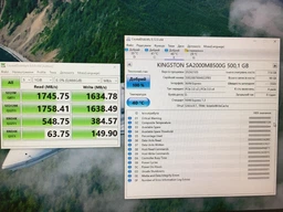 SSD диск Kingston A2000 500GB NVMe M.2 2280 PCIe 3.0 x4 3D NAND TLC (SA2000M8/500G) фото от покупателей 16