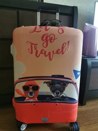 Чехол для чемодана Turister модель Lets Go Travel M Разноцветный (LGT_100M)