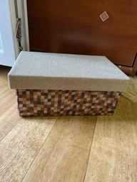 Короб с крышкой Handy Home 31х20х14 см Рыжие клетки (FBC03-S) фото от покупателей 3