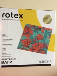 Напольные весы ROTEX RSB07-P с LCD-дисплеем до 150 кг автоматическое включение и отключение индикаторы перегрузки и заряда батареи фото от покупателей 4