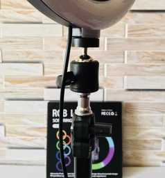 Кольцевая светодиодная цветная лампа RGB LED MJ26 Набор блогера селфи кольцо со штативом 2.1 метр и пульт переключения (333) фото от покупателей 8