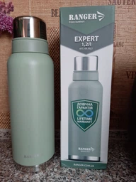 Термос із нержавіючої сталі 0,9 л 8х8х31 см Ranger Expert (RA 9932)