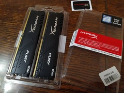 Модуль пам'яті для комп'ютера DDR4 16GB (2x8GB) 3733 MHz Fury Beast Black Kingston Fury (ex.HyperX) (KF437C19BBK2/16)