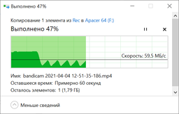 Флеш память USB Apacer AH15A 64GB USB 3.2 Gen1 Ashy (AP64GAH15AA-1) фото от покупателей 4