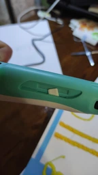 3D-ручка з екраном Жовта з Еко Пластиком PLA (9 метрів ) і Трафаретами фото від покупців 1