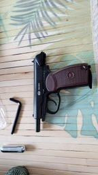 Пістолет пневматичний SAS Makarov Blowback 4.5 мм (23702441) фото від покупців 6