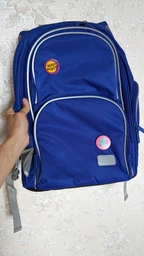 Рюкзак напівкаркасний шкільний Kite Education Smart 38 x 28 x 15 см 16-25 л Синій (K19-702M-3) фото від покупців 1