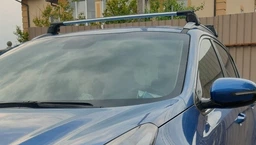 Багажник на рейлінги Turtle AIR 2 Kia Sportage IV 2016+ Чорний