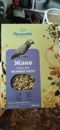 Повседневный корм для больших попугаев Природа Жако 1 кг (4820157401477) фото от покупателей 7