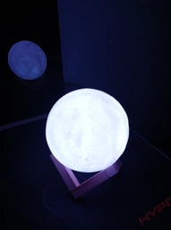 Современный Ночник настольный 3D Moon Light Lamp Луна аккумулятор 16 цветов